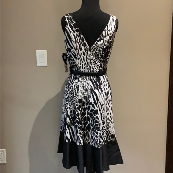 NWT - Nine West Animal Print Dress - Picture 3 of 6